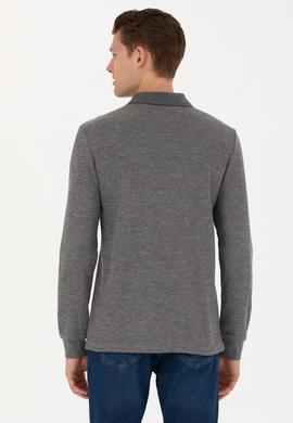 Erkek Gri Melanj Sweatshirt - 50278049011