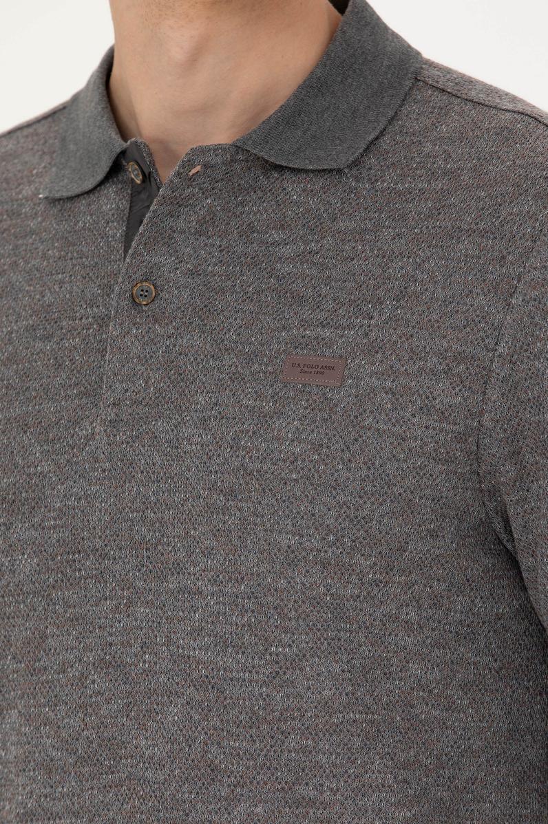 Erkek Gri Melanj Sweatshirt