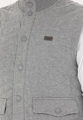 Erkek Gri Melanj Örme Hırka - 50278973001