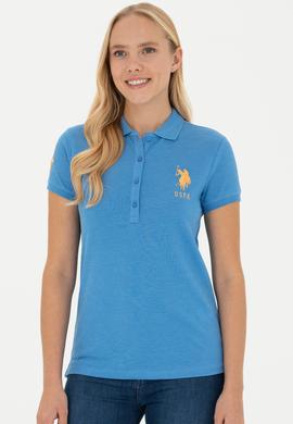 Kadın Saks Basic Tişört - 50262695138