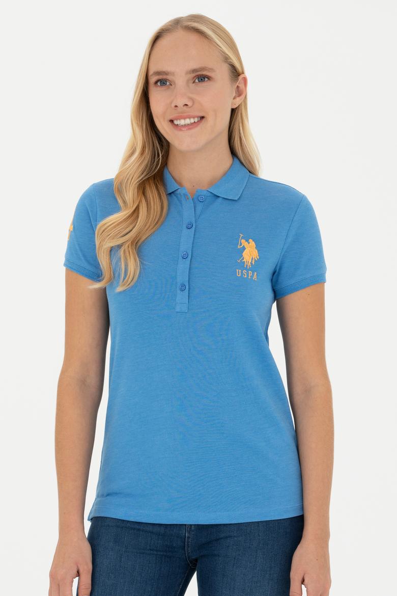 Kadın Saks Basic Tişört