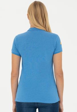 Kadın Saks Basic Tişört - 50262695138