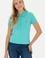 Kadın Mint Polo Yaka Tişört