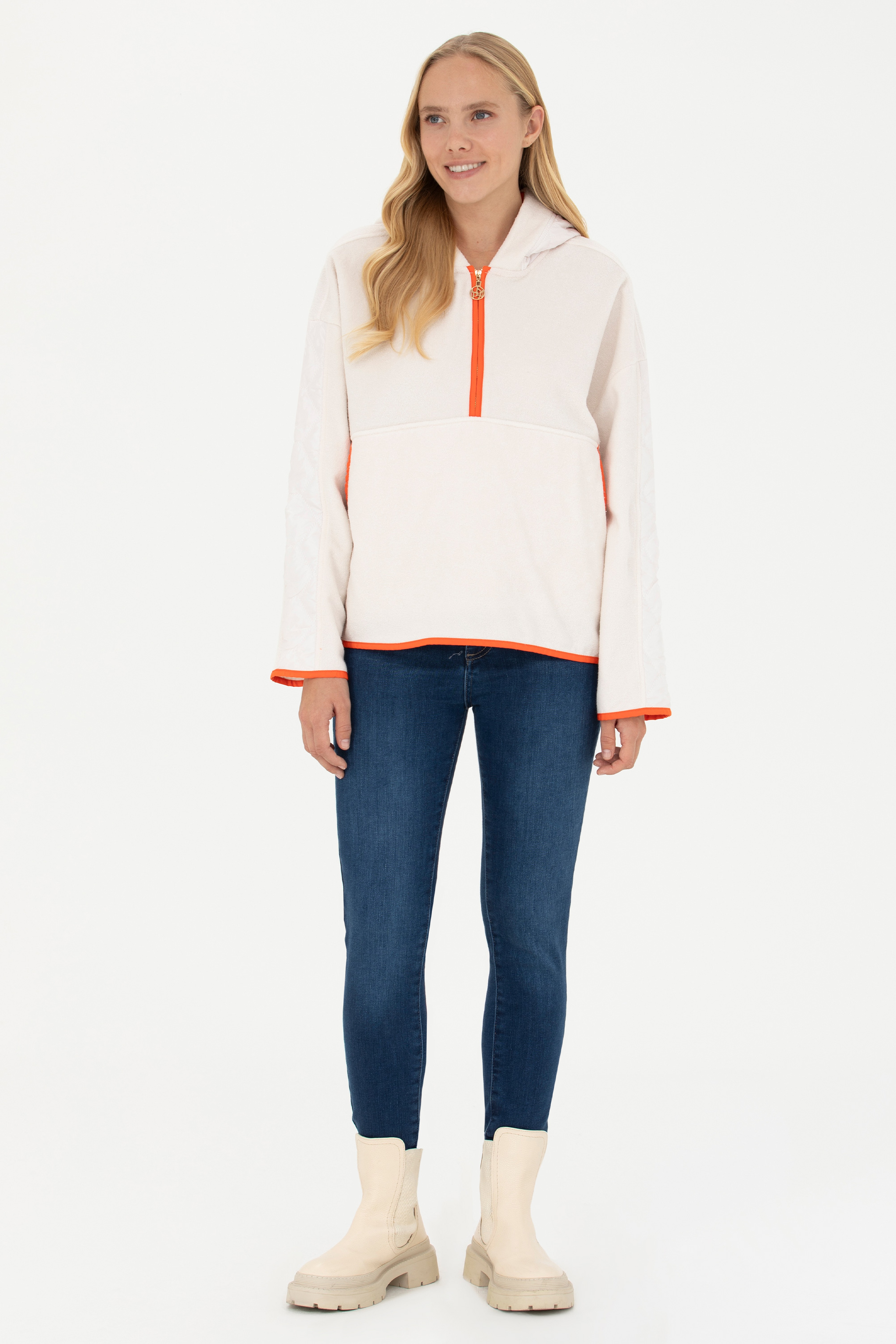 Kadın Taş Sweatshirt - Image 4