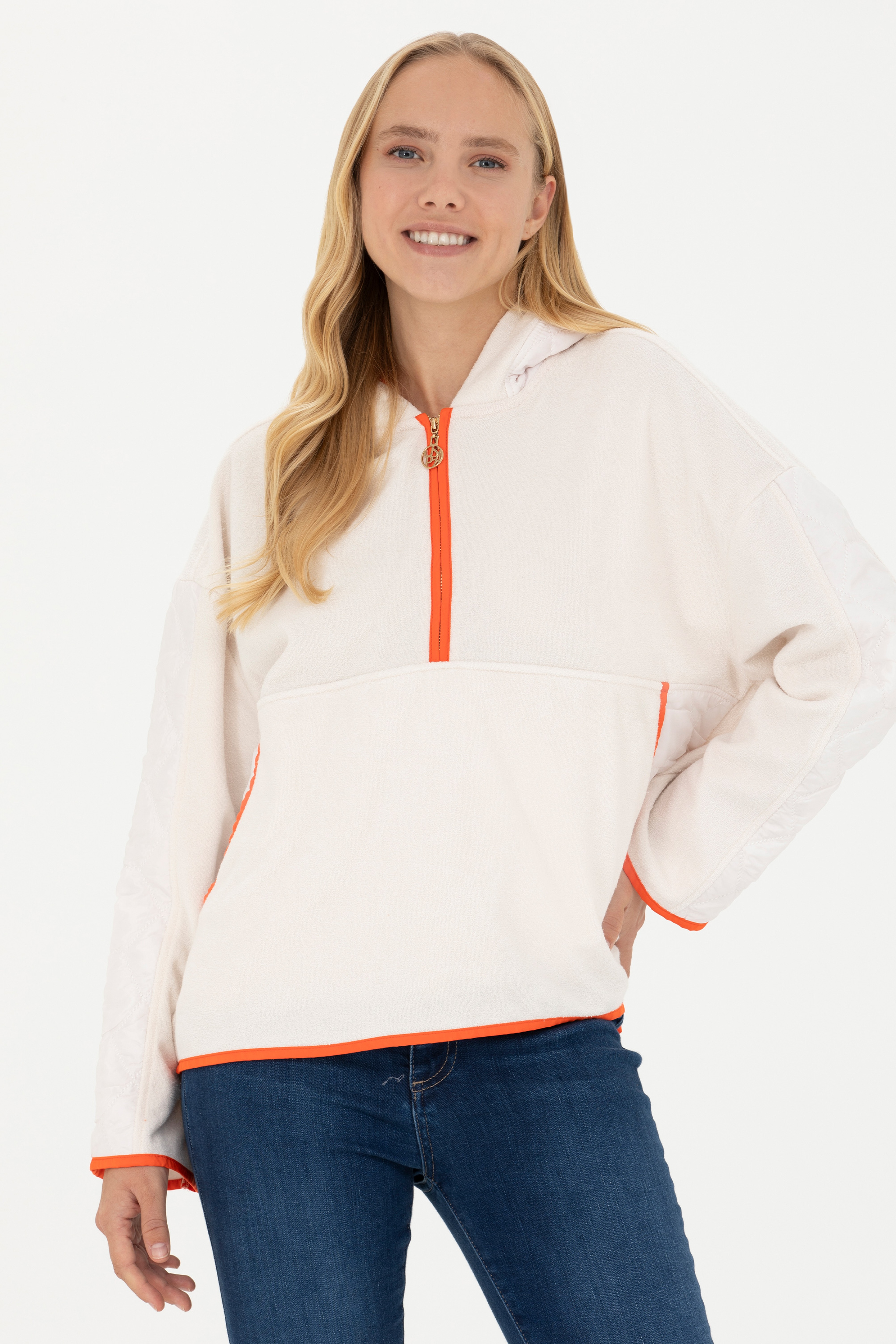 Kadın Taş Sweatshirt - Image 2