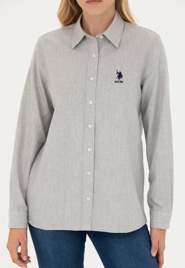 Kadın Taş Uzun Kollu Gömlek - 50277622042