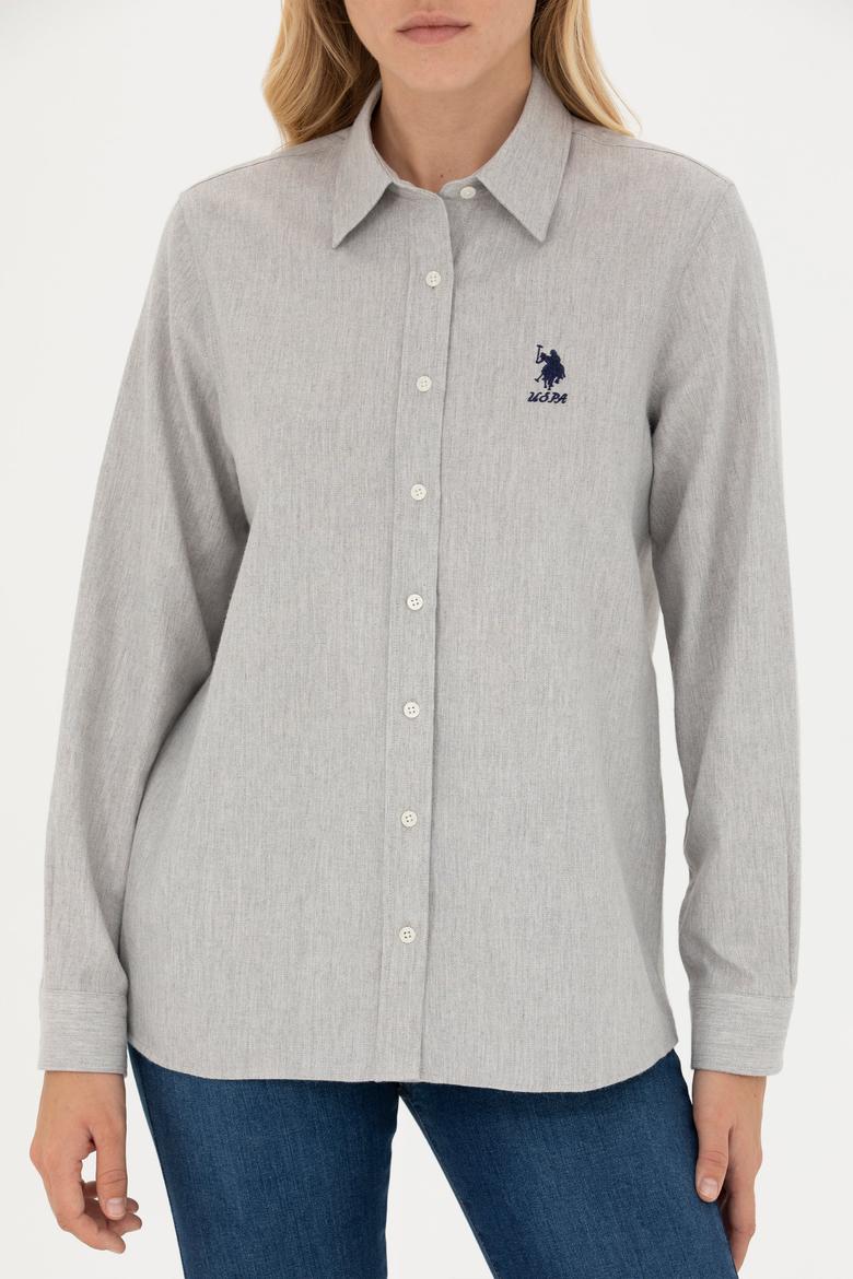 Kadın Taş Uzun Kollu Gömlek - 50277622042