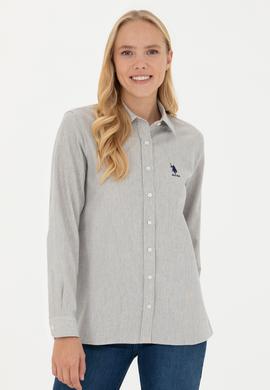 Kadın Taş Uzun Kollu Gömlek - 50277622042