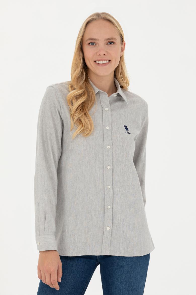 Kadın Taş Uzun Kollu Gömlek - 50277622042