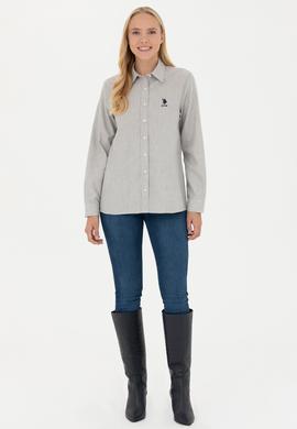 Kadın Taş Uzun Kollu Gömlek - 50277622042