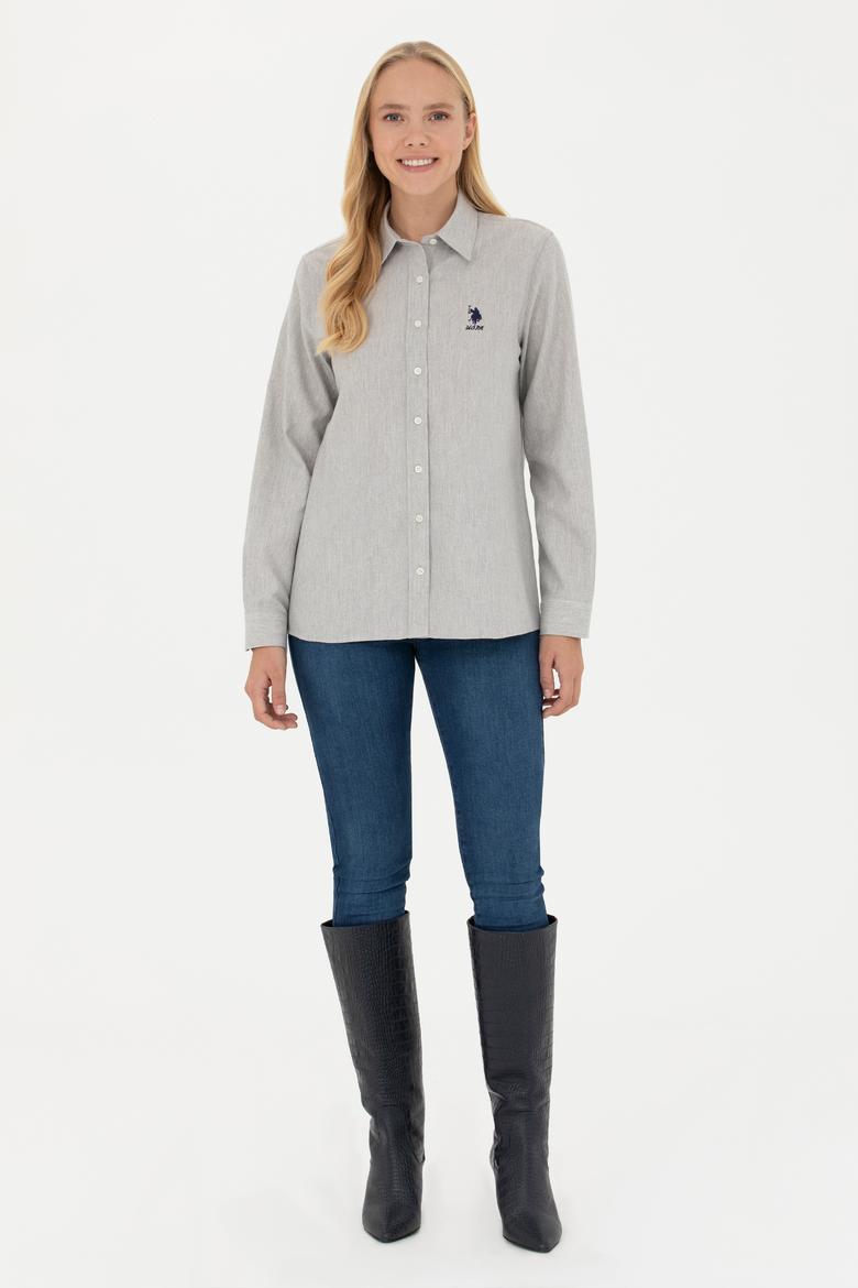 Kadın Taş Uzun Kollu Gömlek - 50277622042