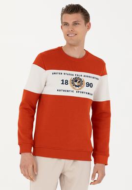 Erkek Kiremit Sweatshirt - 50270792056