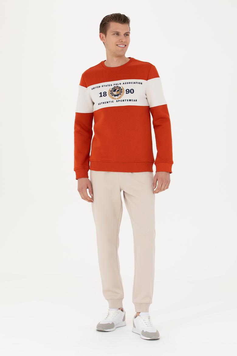 Erkek Kiremit Sweatshirt - 50270792056