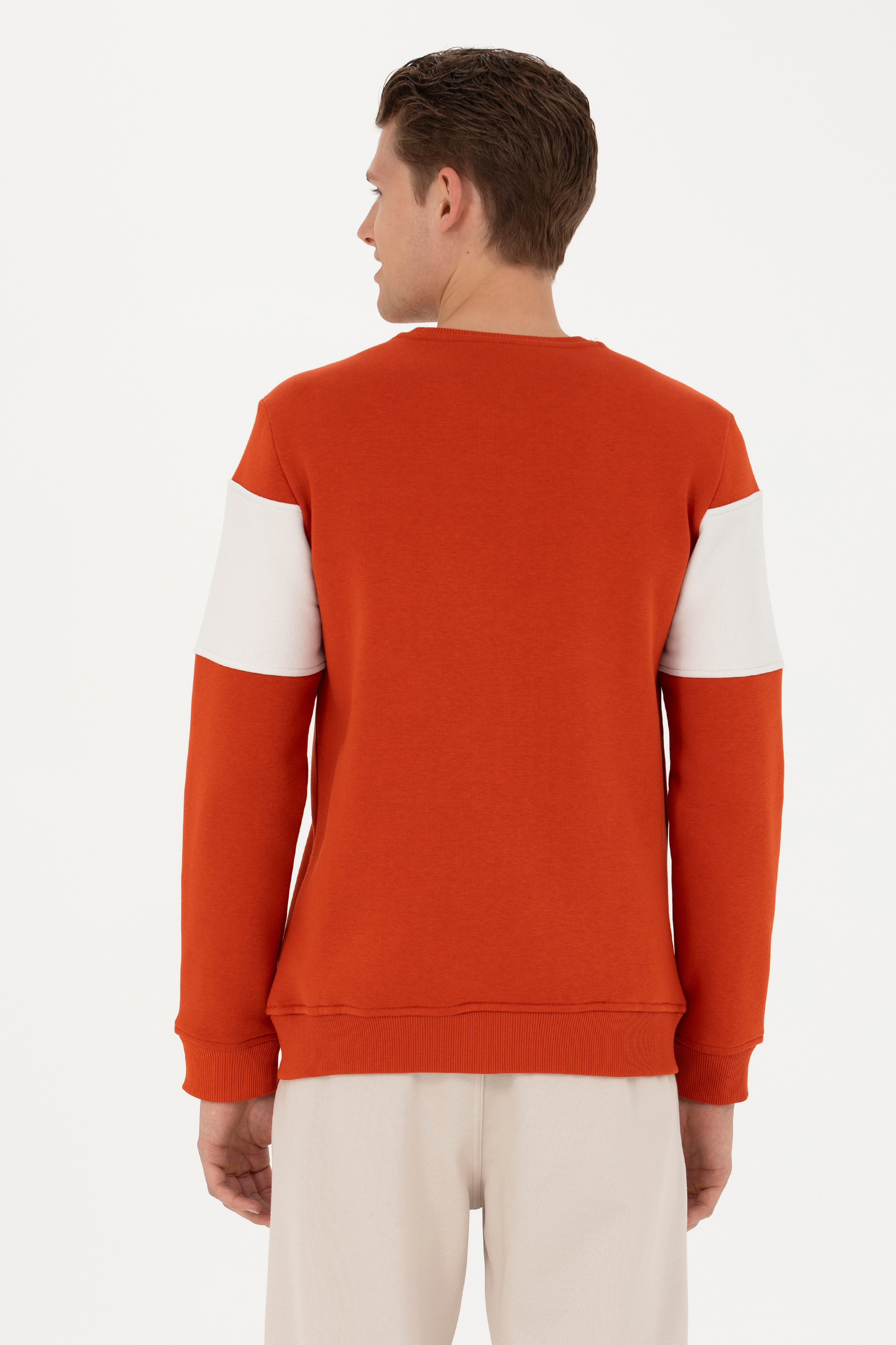 Erkek Kiremit Sweatshirt - Image 5