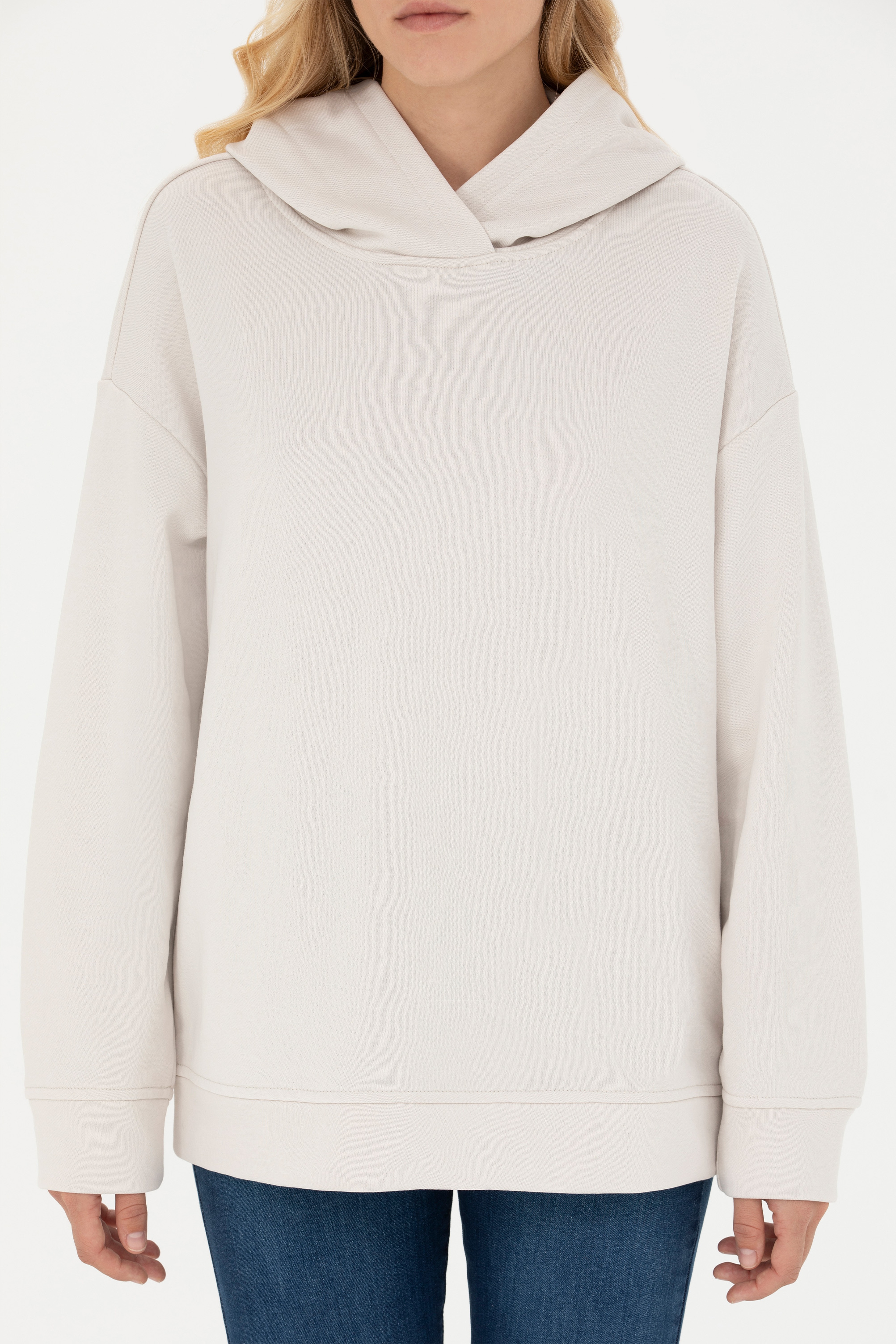Kadın Taş Sweatshirt - Image 6