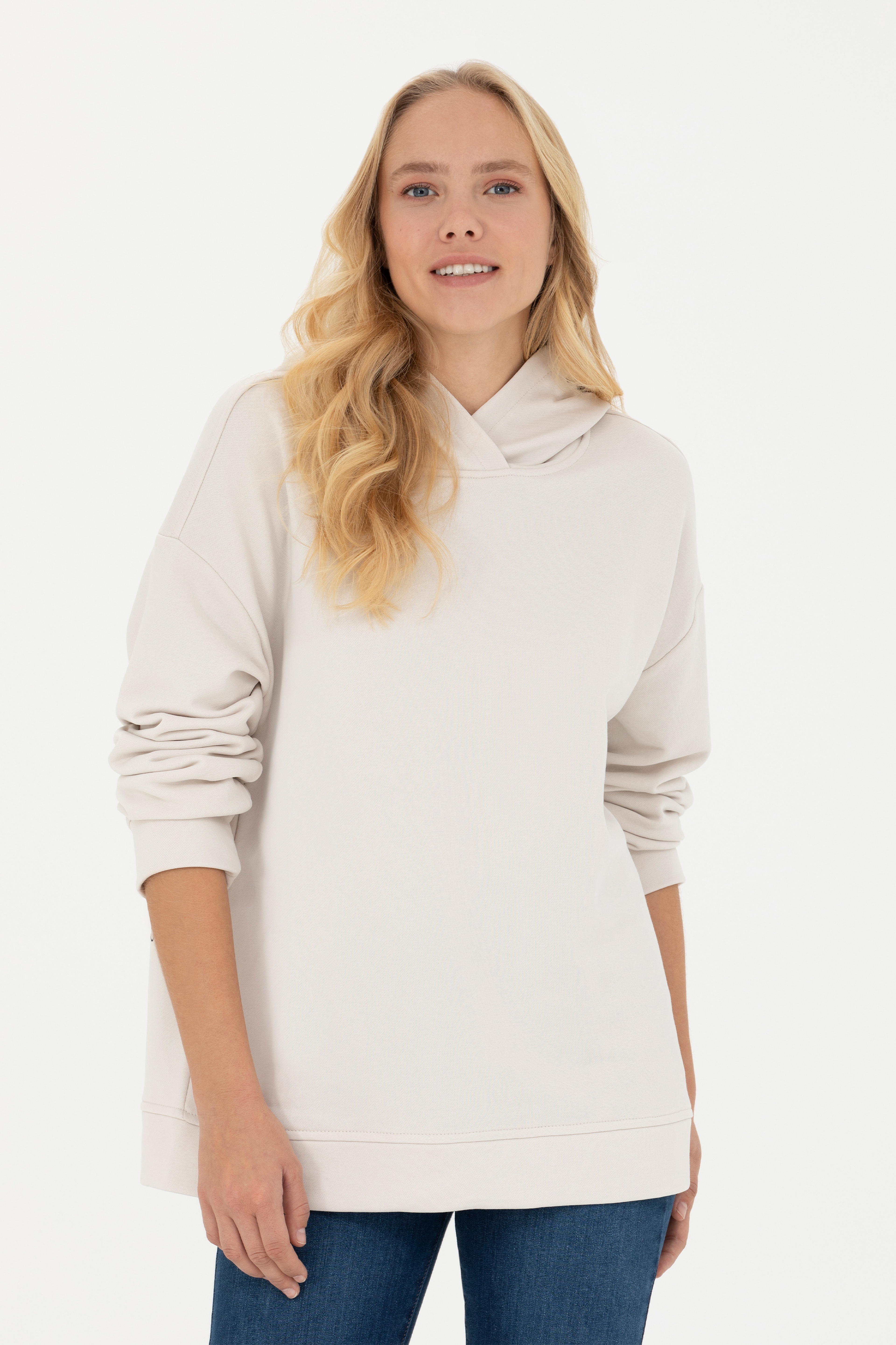 Kadın Taş Sweatshirt - Image 3