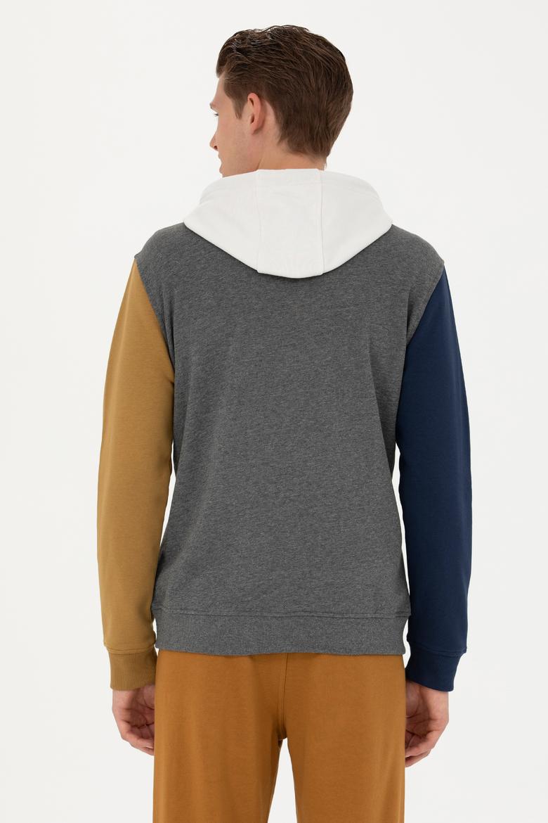 Erkek Antrasit Melanj Sweatshirt - 50270784022