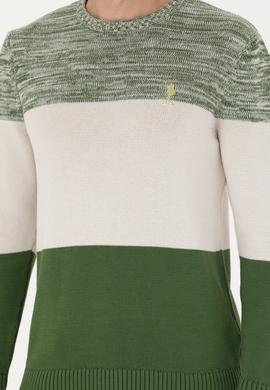 Erkek Yeşil Kazak - 50271007010