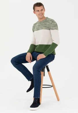 Erkek Yeşil Kazak - 50271007010