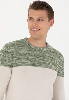 Erkek Yeşil Kazak - 50271007010