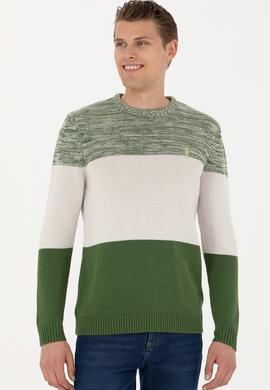 Erkek Yeşil Kazak - 50271007010