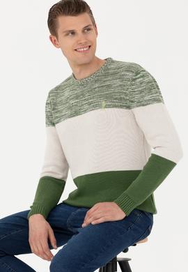 Erkek Yeşil Kazak - 50271007010