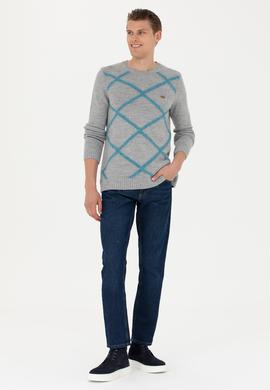 Erkek Mavi Jean Pantolon - 50276933116