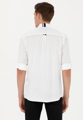 Erkek Beyaz Uzun Kollu Gömlek - 50272713006