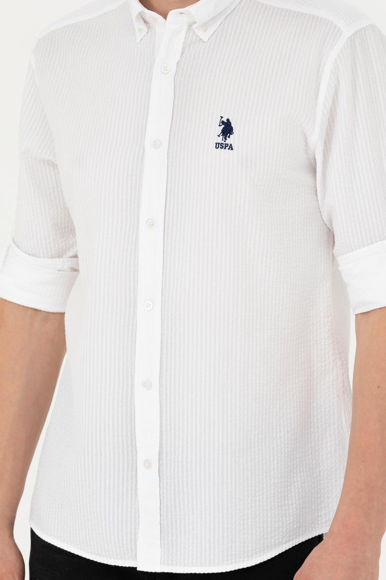 Erkek Beyaz Uzun Kollu Gömlek - 50272713006