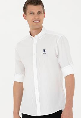 Erkek Beyaz Uzun Kollu Gömlek - 50272713006