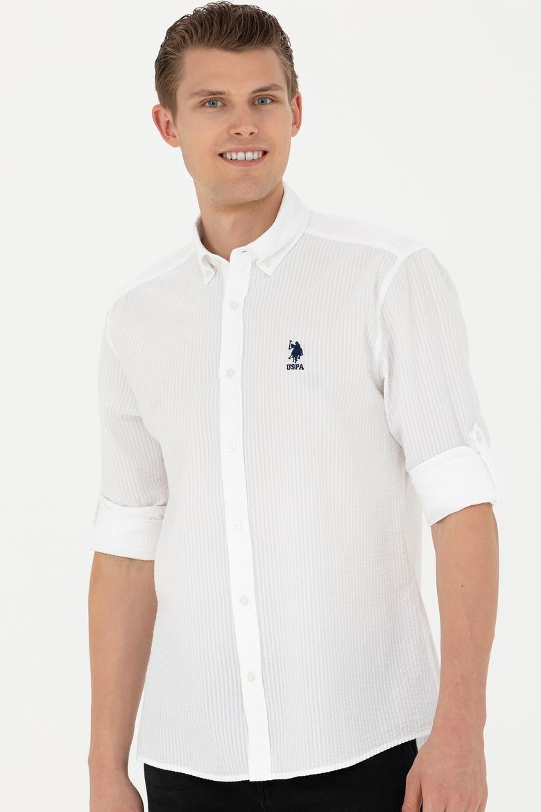 Erkek Beyaz Uzun Kollu Gömlek - 50272713006