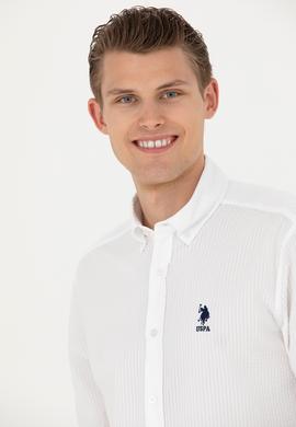 Erkek Beyaz Uzun Kollu Gömlek - 50272713006