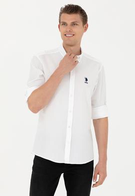 Erkek Beyaz Uzun Kollu Gömlek - 50272713006