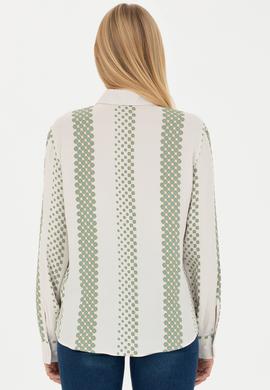 Kadın Taş Uzun Kollu Gömlek - 50271645012