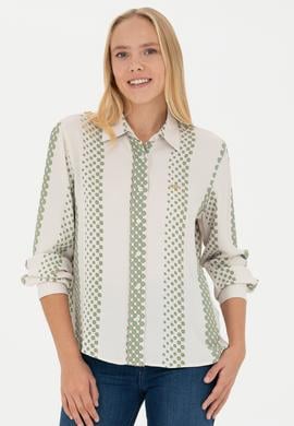 Kadın Taş Uzun Kollu Gömlek - 50271645012