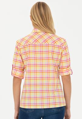 Kadın Pembe Uzun Kollu Gömlek - 50264484002