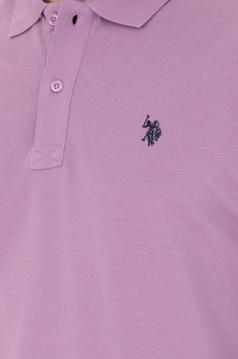 Erkek Lila Basic Sweatshirt