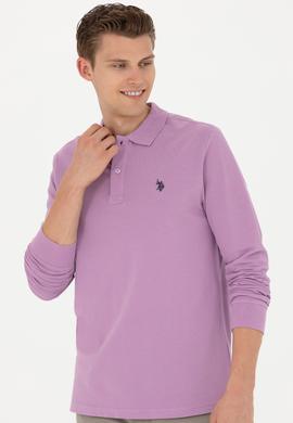 Erkek Lila Basic Sweatshirt - 50269405071