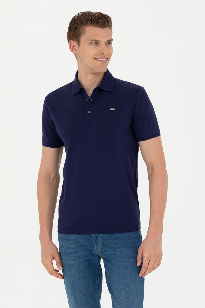 Erkek Lacivert Polo Yaka Tişört