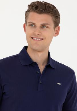Erkek Lacivert Polo Yaka Tişört - 50263353028