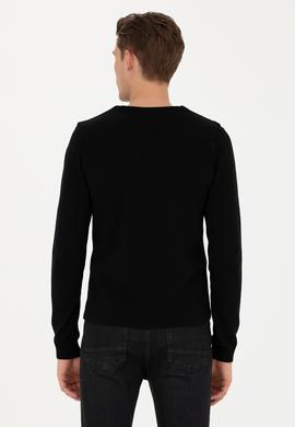 Erkek Siyah Triko Hırka - 50279961010