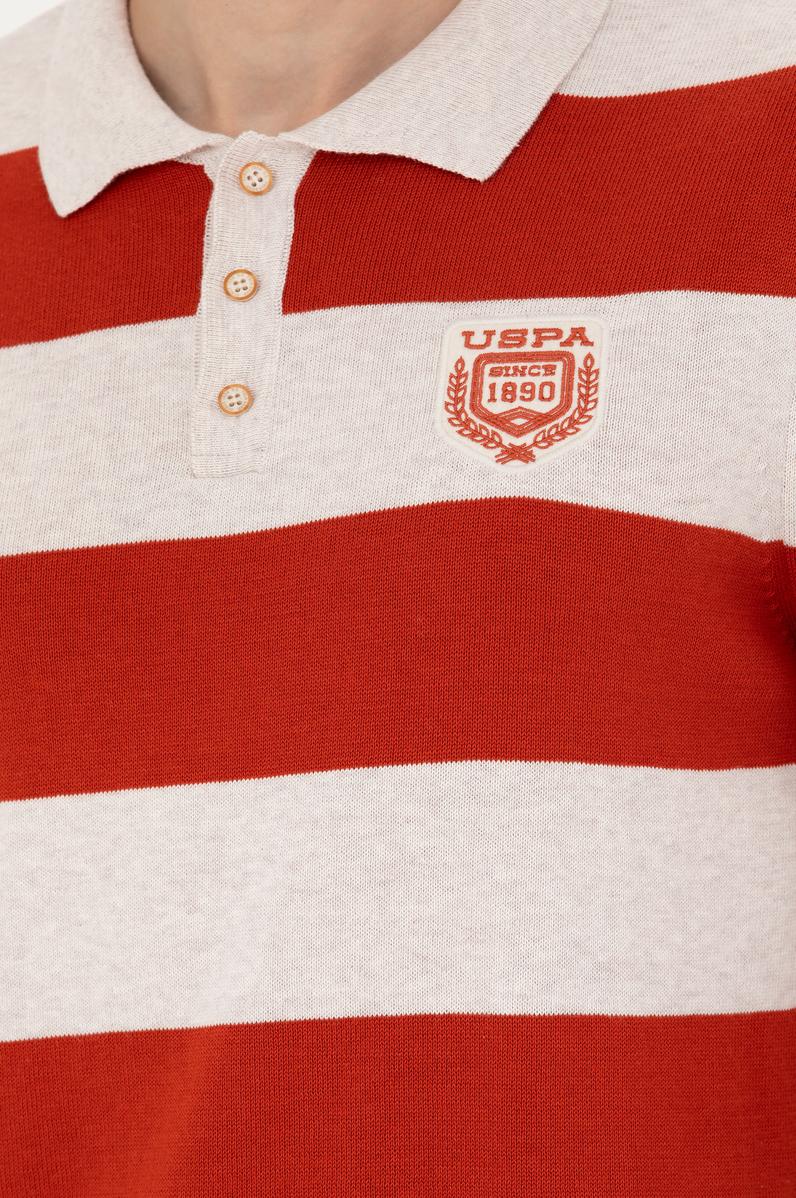 Erkek Kiremit Melanj Polo Yaka Kazak