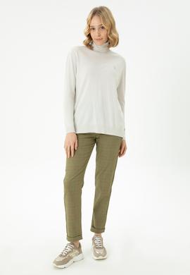 Kadın Taş Balıkçı Yaka Basic Kazak - 50269012070