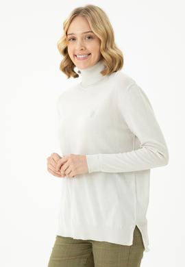 Kadın Taş Balıkçı Yaka Basic Kazak - 50269012070