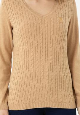 Kadın Kum Melanj Basic Kazak - 50269017044