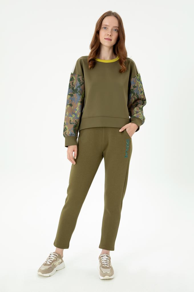 Kadın Haki Eşofman Altı