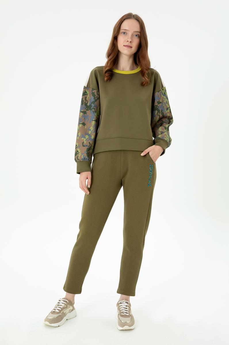 Kadın Haki Eşofman Altı