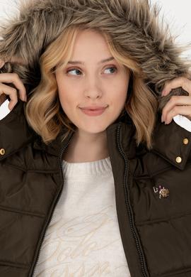 Kadın Açık Haki Mont - 50270658047