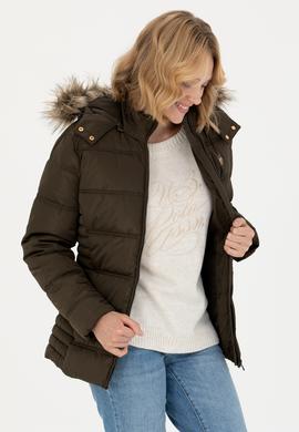 Kadın Açık Haki Mont - 50270658047