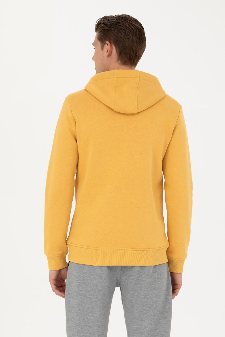 Erkek Hardal Sweatshirt - 50270786028